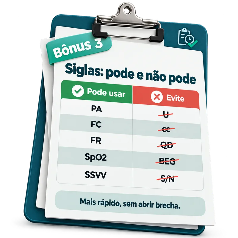 Mockup do bônus Siglas: pode e não pode