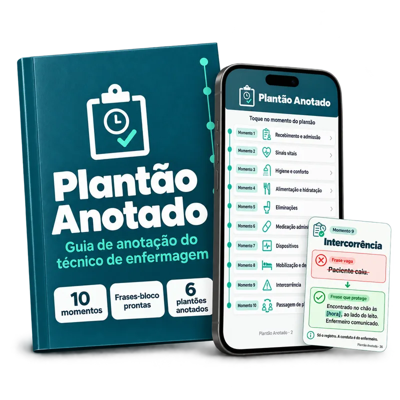 Capa do Plantão Anotado com o celular aberto no índice